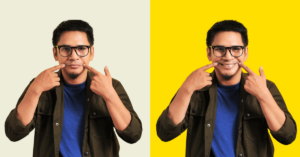 Two pictures of same man, frowning on left side and smiling on right side - worst parts of distribution channel marketing and how to make them better