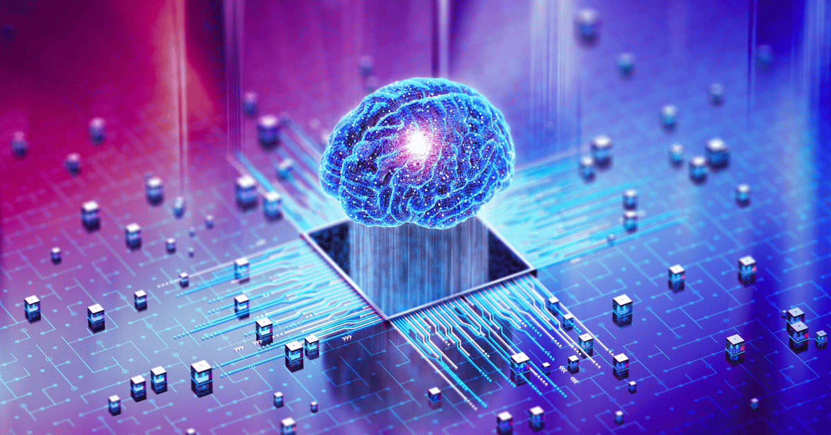 Graphic of a brain being inserted into computer circuitry - What Is Channel Intelligence?